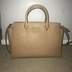 Michael Kors Tan Selma Large